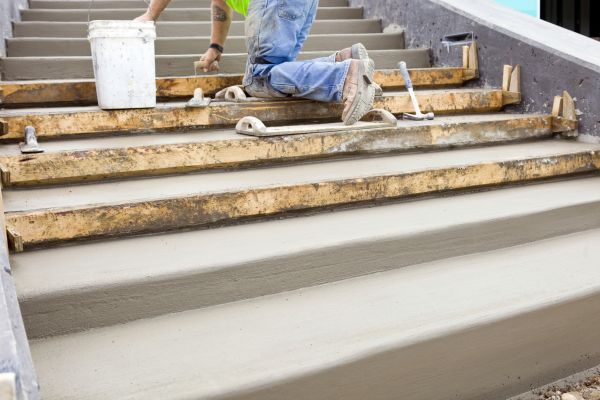 Concrete Steps Pouring in Toms River